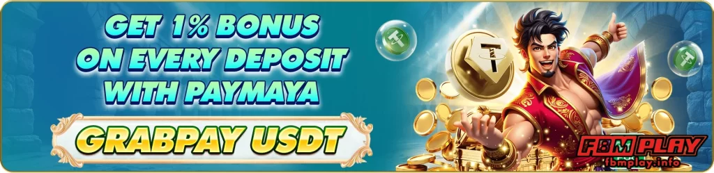 FBMPLAY promotions display with featured bonuses, gaming rewards, and special online events